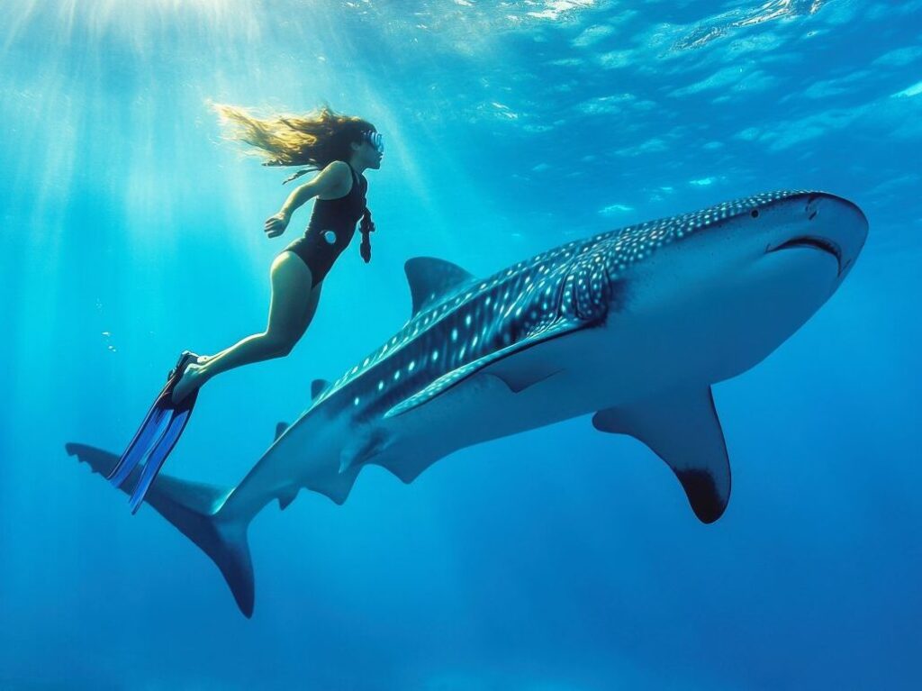 Beginner friendly Sumbawa whale shark