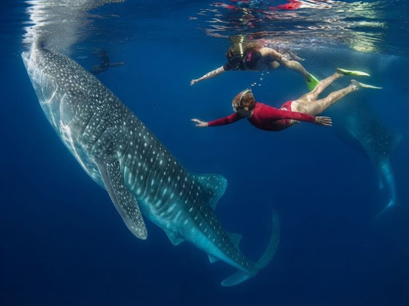 luxury whale shark expedition